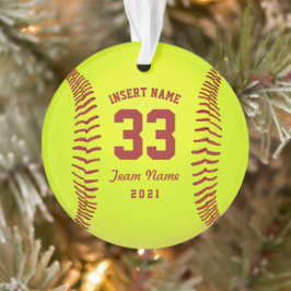 Adorno Equipo de Softball personalizado