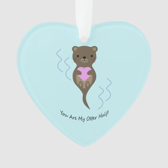 Adorno Eres mi mitad más grande (Anverso)