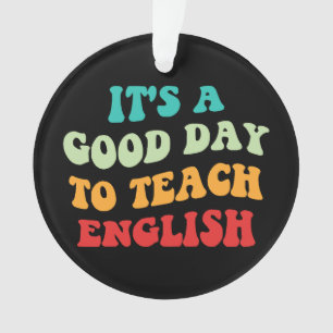 Adorno Es Un Buen Día Para Enseñar Inglés I