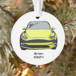 Adorno Esbozo de drenaje de mano amarilla SUV para vehícu