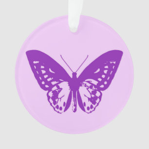 Adorno Esbozo de mariposa, rosa orquídea y violeta