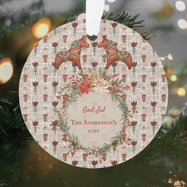 Adorno Escandinavia Navidades de Arte Popular Dalecarlia (Subido por el creador)