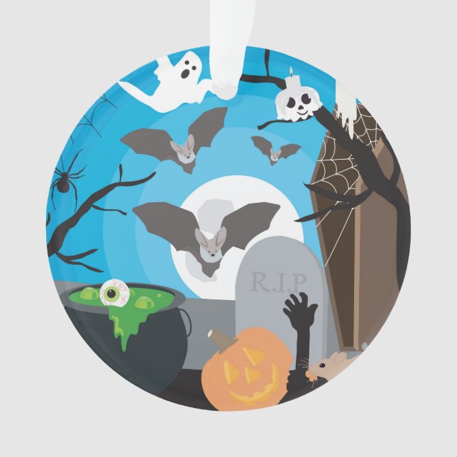 Adorno Escena de Halloween (Anverso)