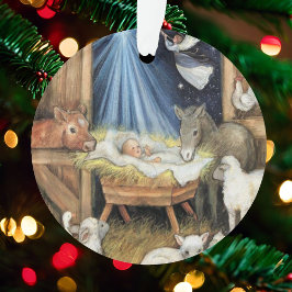 Adorno Escena de Jesús Natividad de los Navidades del beb
