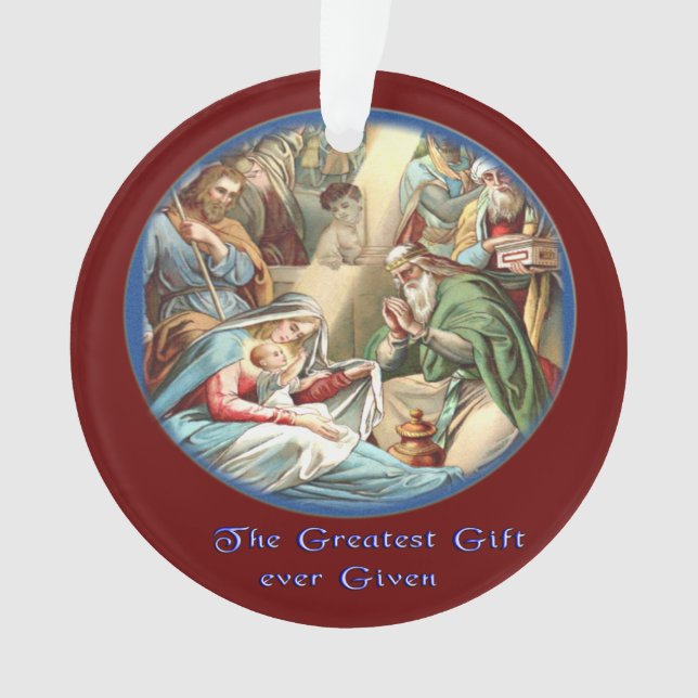 Adorno Escenario de natividad (Anverso)