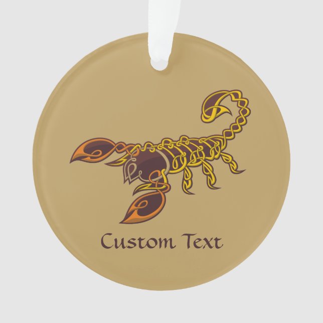 Adorno Escorpión de nudo celta (Anverso)