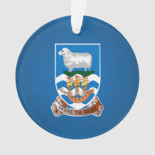 Adorno Escudo de armas de las Islas Malvinas