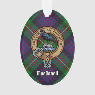 Adorno Escudo de armas del Clan MacDonell de Glengarry so