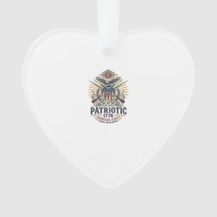 Adorno Escudo de batalla patriótico 1776 Símbolo inspirad