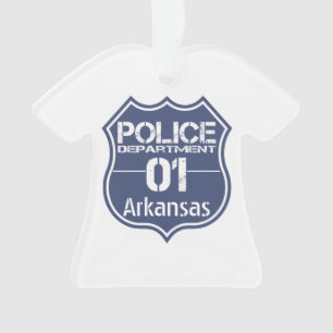 Adorno Escudo del Departamento de Policía de Arkansas 01