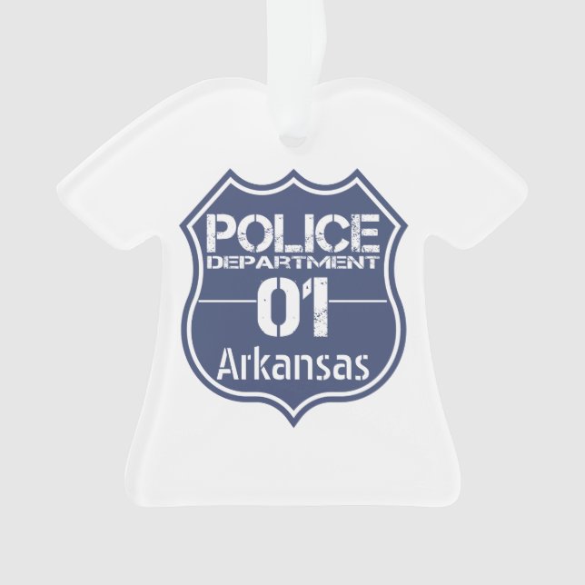 Adorno Escudo del Departamento de Policía de Arkansas 01 (Anverso)
