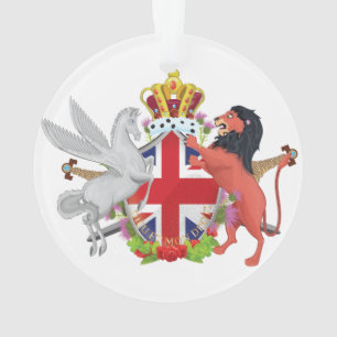 Adorno Escudo del trono real de dibujos animados