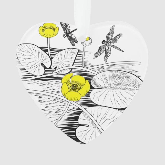 Adorno Esgrima de nenúfares (Anverso)