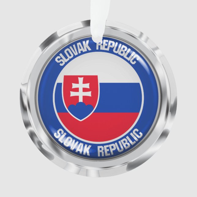 Adorno Eslovaquia Round Emblem (Anverso)