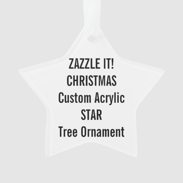 Adorno Espacio en blanco de acrílico de encargo del (Anverso)