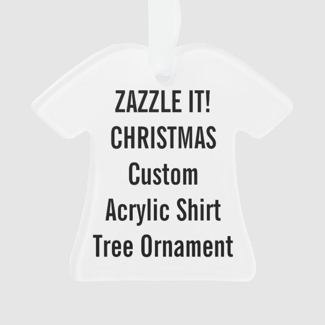 Adorno Espacio en blanco de acrílico de encargo del (Anverso)