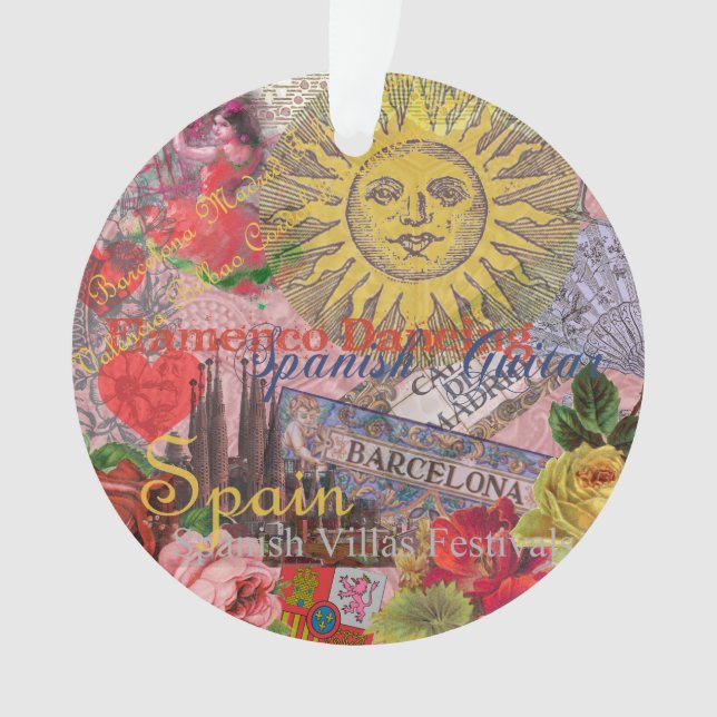 Adorno España Sunshine español Travel Art (Anverso)