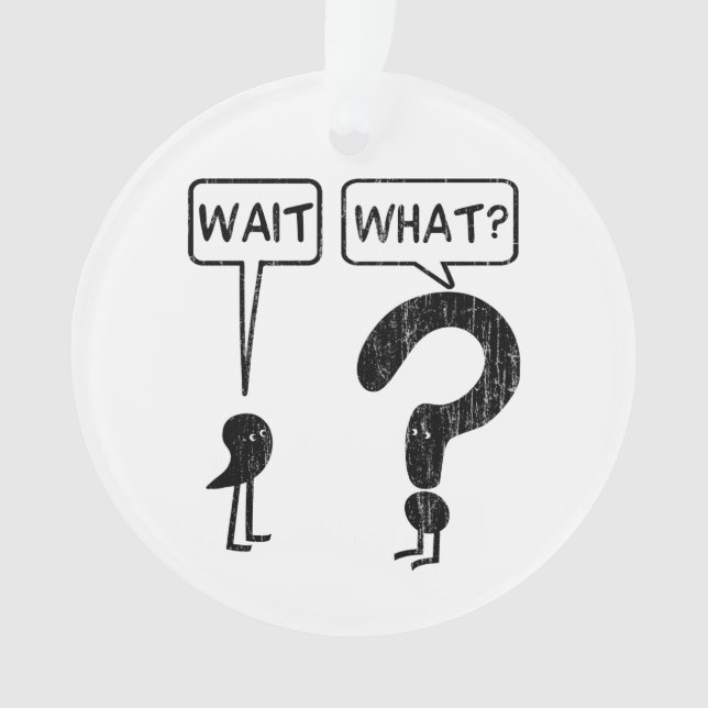 Adorno Espera, ¿Qué? (Anverso)