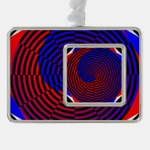 Adorno Espiral roja y azul de Kenneth Yoncich