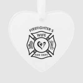 Adorno Esposa de los bomberos