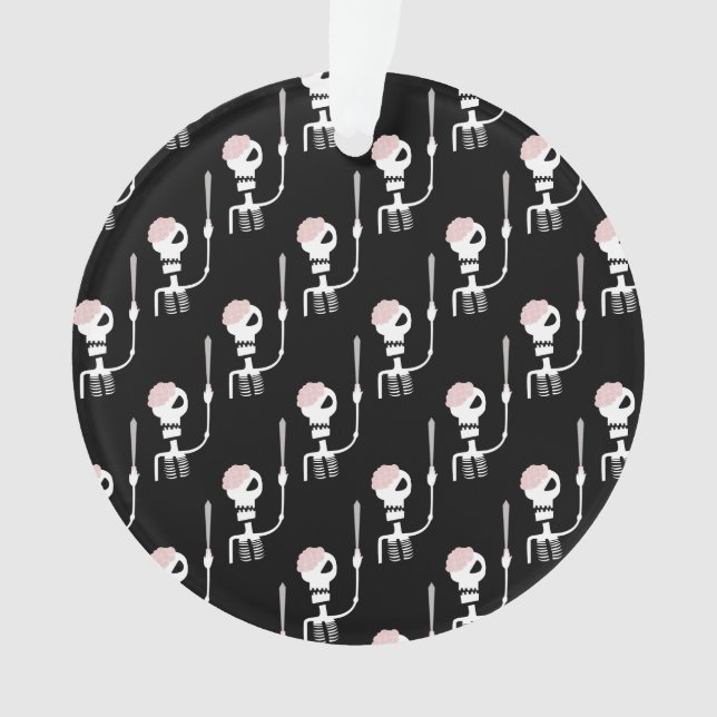 Adorno Esqueleto de Halloween con espada (Anverso)