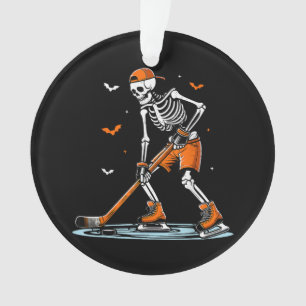 Adorno Esqueleto Hockey sobre Hielo Halloween Chicos Dive