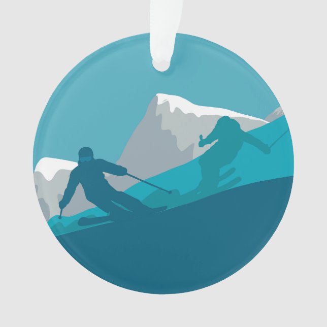 Adorno Esquí alpino (Anverso)