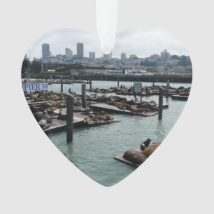 Adorno Esquina de San Francisco y Pier 39 Sea Lions City
