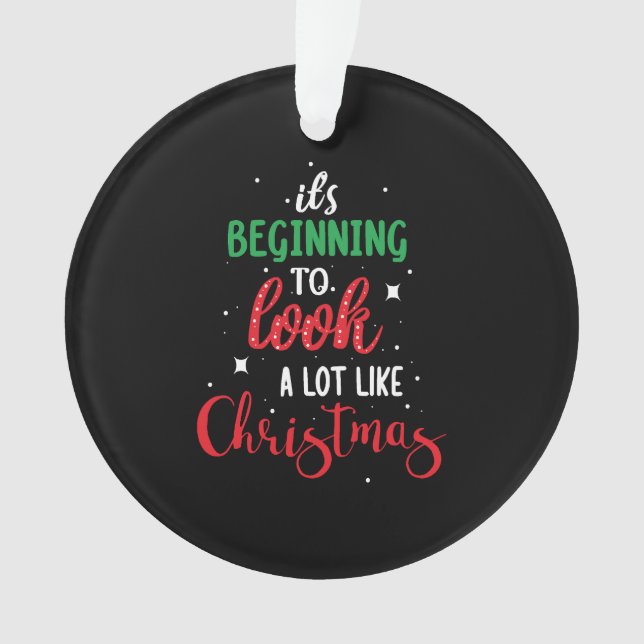 Adorno Está empezando a parecerse mucho a Navidades (Anverso)