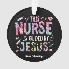 Adorno Esta enfermera está guiada por el regalo rellenado