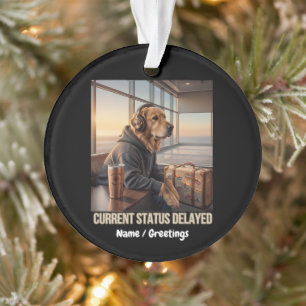 Adorno Estado actual retrasado gráfico de perro