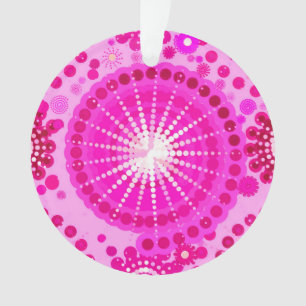 Adorno Estallidos y pinzas, orquídeas y magenta