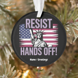 Adorno Estatua de la libertad frente a la resistencia a l