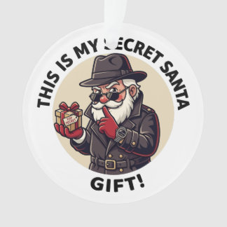 Adorno Este Es Mi Regalo De Secret Santa – Espía Divertid