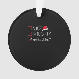 Adorno Estilo moderno de Navidad seriamente travieso