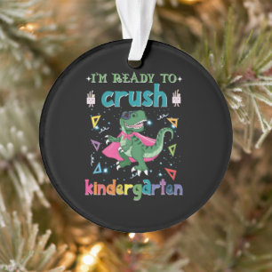 Adorno Estoy listo para aplastar el jardín de infancia