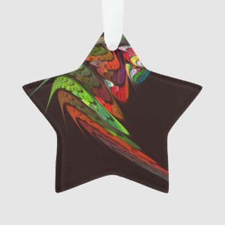 Adorno Estrella Acrílica de Arte Abstracto de Chameleon