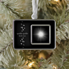 Adorno Estrella de espárrago Estrella de luz negra