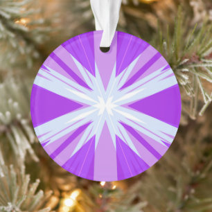 Adorno Estrella festividad estrella de Navidades morados