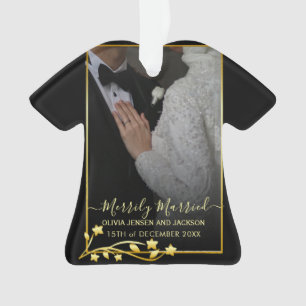 Adorno Estrellas nocturnas de oro foto de Boda de Navidad