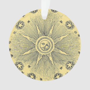 Adorno Estrellas Solares Cielo Nocturno Antiguo Zodíaco M