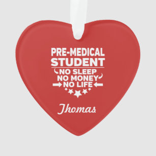 Adorno Estudiante universitario sin vida ni dinero