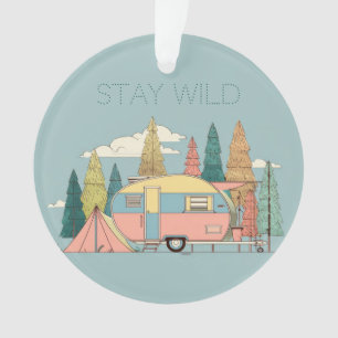 Adorno Etiqueta de regalo para aventura de camping - Stay