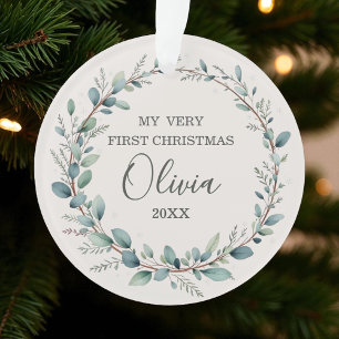 Adorno Eucalyptus moderno Primer Navidad