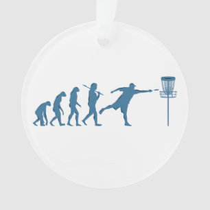 Adorno Evolución del disco de golf - Regalo divertido par