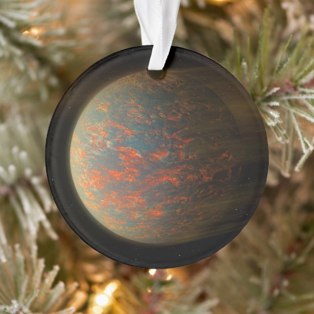 Adorno Exoplanet 55 Cancri E Y Su Superficie Molten (Árbol)