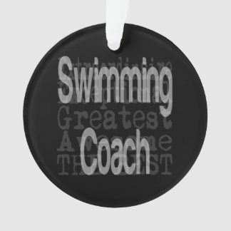 Adorno Extraordinaria del entrenador de natación