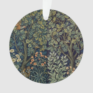 Adorno Faisán pájaro árbol bosque William Morris