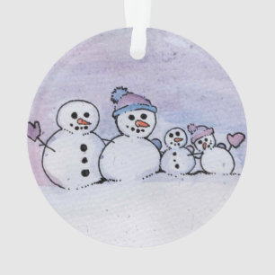 Adorno Familia Snowman
