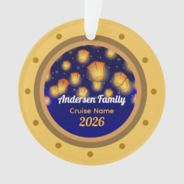 Adorno Family Floating Lantern Cruise Vacation Tree